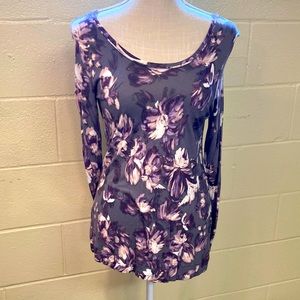 Simply Vera By VeraWang Floral long sleeve shirt